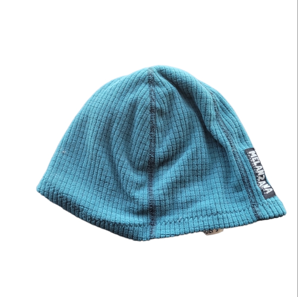 Melanzana Blue Micro Grid Beanie